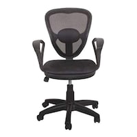 Picture of Chair Garage Office Chair with Adjustable Back Support, AM18, Black