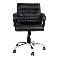 Picture of Chair Garage Office Chair with Adjustable Back Support, AM26, Black