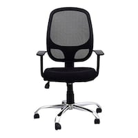 Picture of Chair Garage Office Chair with Adjustable Back Support Home, AM16, Black