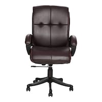 Chair Garage Office Chair with Adjustable Back Support, MIS172, Brown