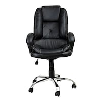 Picture of Chair Garage Office Chair with Adjustable Back Support, MIS174, Black