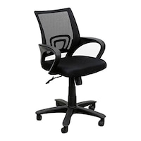 Picture of Chair Garage Office Chair with Adjustable Back Support, AM14, Black