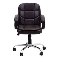 Picture of Chair Garage Office Chair with Adjustable Back Support, MIS163, Black