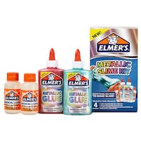 Elmer’s Metallic Slime Glue Kit, 4 pcs