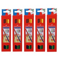 Faber-Castell Bi-Color Pencil, Set of 6 pcs, Pack of 5