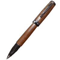 Picture of Delta Seawood Light Iroko Wood With Rhodium Plated Trim Rollerball Pen