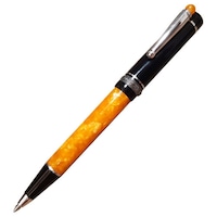 Picture of Delta We Dolcevita Black/Orange Resin Ballpoint Pen