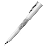 Picture of Faber-Castell Writink Prec. Fountain Pen, Resin White with Converter, Medium Nib