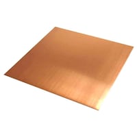 Datta Metals Copper Sheet, 19 Gauge, 6 x 6inch, 1.016 mm