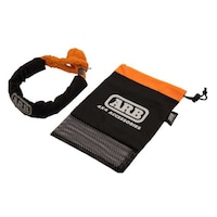 ARB 14.5 T Soft Connect Shackle, Black & Orange