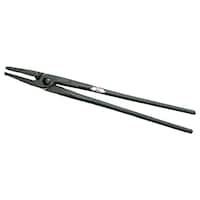 ATC Black Smith Tong With Flat Nose, ‎0004700-500, Black, 15inch
