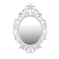 Lingwei European Style Wall Mounted Mirror White-L