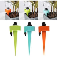 Mmtt 3Pcs Effective Plant Self Watering Spikes Adjustable Stakes