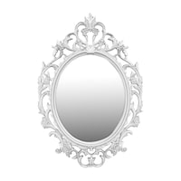 Lingwei European Style Wall Mounted Mirror White-M