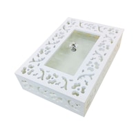 Magnificent Decorative Storage Box, Type-C, White