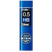 Pentel Ain Stein Mechanical Pencil Leads, 0.5mm, HB, 40 pcs