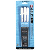 Picture of Sakura Gelly Roll Classic Pens, White, 3 pcs