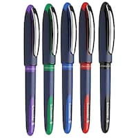 Picture of Schneider Document One Business Roller Ball Pens, 5 pcs