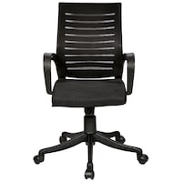 Picture of Regent Seating Collection Nylon Base Boom Mesh Chair, Black
