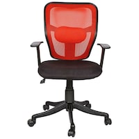 Picture of Regent Seating Collection 120 Mesh Chair, Red & Black