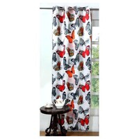 Picture of Lushomes Digital Butterfly Graffiti Blackout Door Curtains, 54 x 90 inch