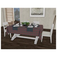 Picture of Lushomes Schook Check Gingham Dinning 6 Seater Rectangle Table Cloth