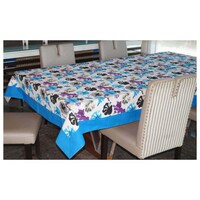 Picture of Lushomes 8 Seater Water Colour Printed Table Cloth, Multicolour