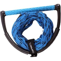 Obrien 4 Section Poly E Wake Handle & Rope Set, Blue