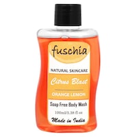 Fuschia Citrus Blast Orange Lemon Soap Free Body Wash, 100ml