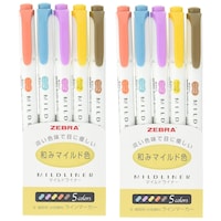 Picture of Zebra Mildliner Double Sided Highlighter Pens, Pack of 2