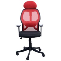 Picture of Regent Seating Collection Matrix High Back Mesh Chair, Red & Black