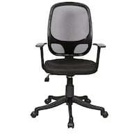 Picture of Regent Seating Collection 802 Nylon Base Mesh Chair, Black