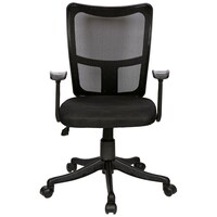 Picture of Regent Seating Collection Silver Line Low Back Mesh Chair, Black