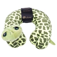 Lushomes Tortoise Travel Neck Pillow, Green