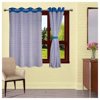 Picture of Lushomes Diamond Printed Windows Curtains, 54 x 60 inches