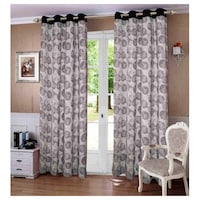 Picture of Lushomes Geometric Printed Door Curtains, 54 x 90 inches