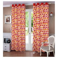 Picture of Lushomes Basic Printed Door Curtains, 54 x 90 inches