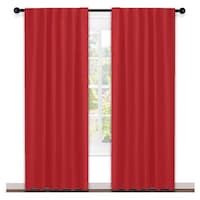 Picture of Lushomes Door Curtains and Drapes, Pack of 2, 54 x 84 inches
