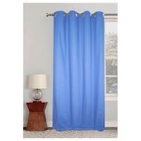 Picture of Lushomes Ultra Soft and Premium Long Door Curtains, Blue, 54 x 108 inches