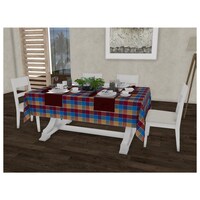 Picture of Lushomes Basic Check Gingham Dinning 6 Seater Rectangle Table Cloth