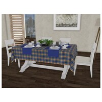 Picture of Lushomes Classic Check Gingham Dinning 6 Seater Rectangle Table Cloth