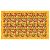 Picture of Lushomes Digital Printed Themed Table Cloth for 6 Seater, Yellow