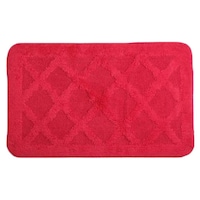 Picture of Lushomes Ultra Soft Cotton Large Bath Mat, Rasberry