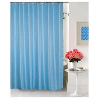 Picture of Lushomes Wave Waterproof Bathroom Shower Curtains, Blue, 71 x 78 inches