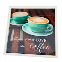 Picture of Home Diy Wooden Vintage Coffe Sign
