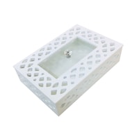 Magnificent Decorative Storage Box, Type-A, White