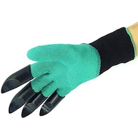Garden Gloves with Fingertips Claws, 1 Pair