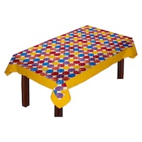 Picture of Lushomes Cotton Titac Printed Centre Table Cloth, Multicolour