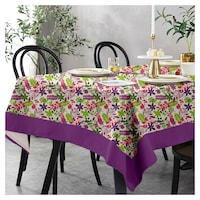 Picture of Lushomes 4 Seater Printed Table Cloth, Multicolour