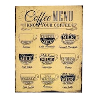 Picture of Ling Wei Wall Hanging Coffee Wooden Sign